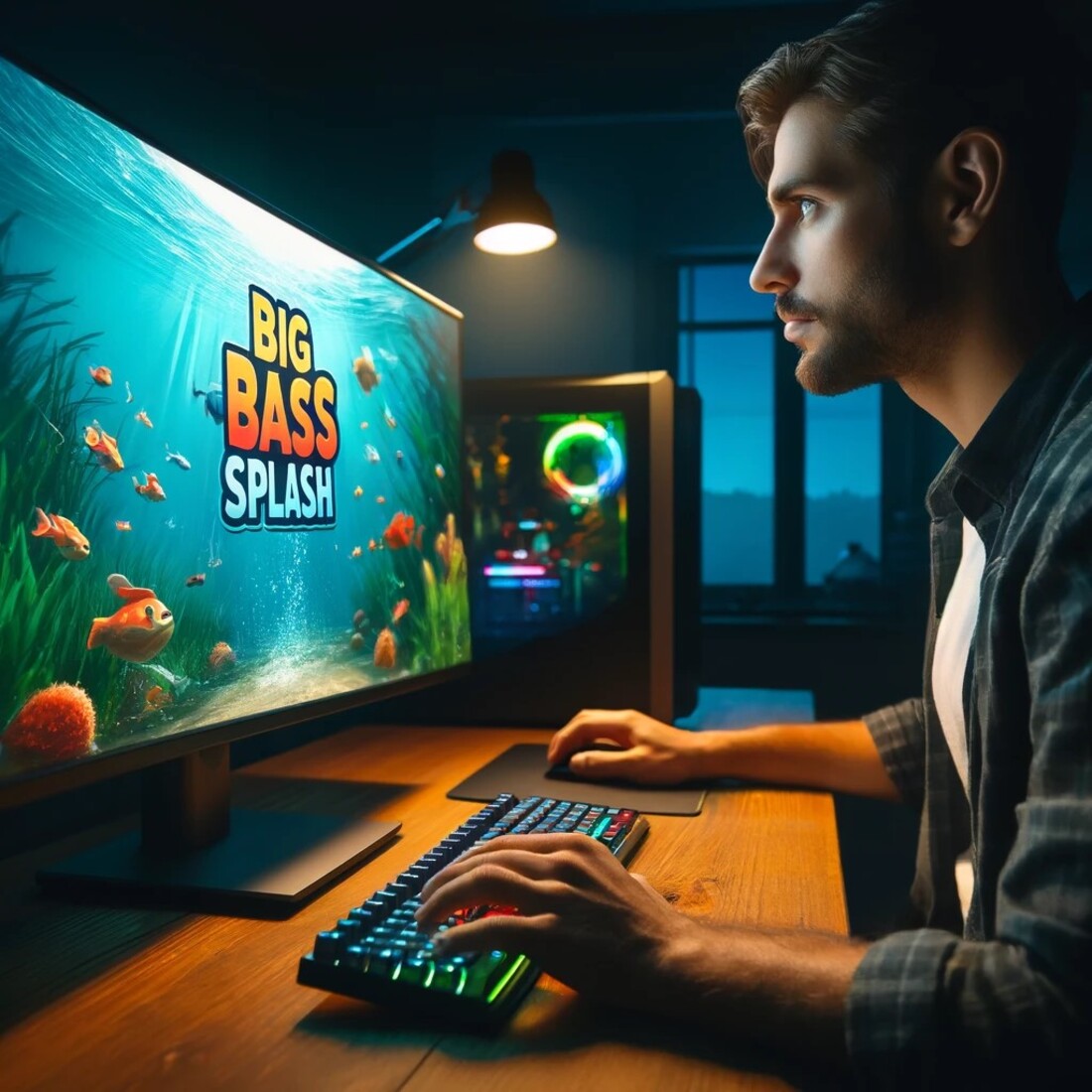 Register for Big Bass Splash online game